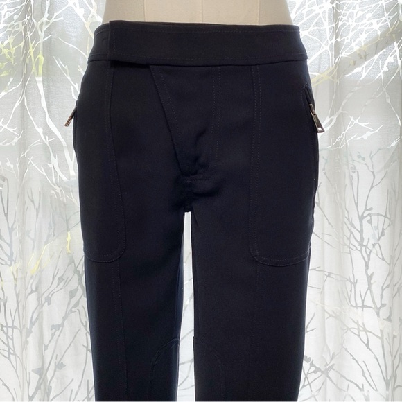 VINCE NAVY BLACK ZIPPER SIDE POCKETS PATCHWORK CARGO JOGGER DRESS PANTS - Picture 2 of 15